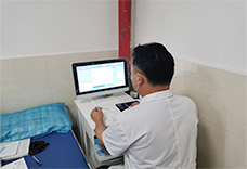 国产探花视频在线检测仪品牌MQD-7000安装在天津市静海县妇幼保健院一台