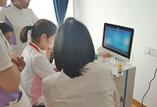 超声波探花视频在线测量仪厂家GK-8000设备安装在江苏徐州佳和养老中心一台